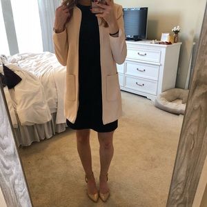 Blush colored pea coat